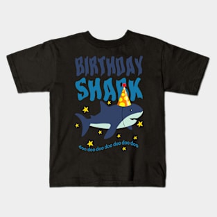 BIRTHDAY SHARK DOO DOO Kids T-Shirt